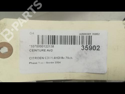Front right belt tensioner CITROËN C3 I (FC_, FN_) 1.4 HDi | BP9598399C88 