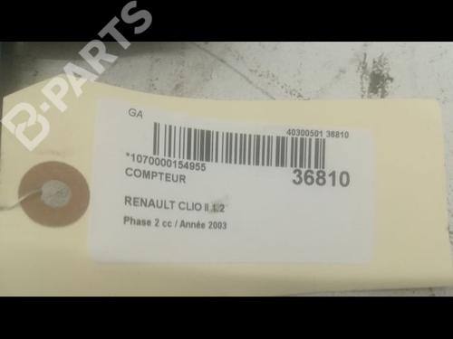 Instrument cluster RENAULT CLIO II (BB_, CB_) 1.2 (BB0A, BB0F, BB10, BB1K, BB28, BB2D, BB2H, CB0A,... | BP9600936C47 
