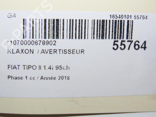Horn FIAT TIPO Hatchback (356_, 357_) 1.4 (356HXA1B, 357) | BP30164282E13