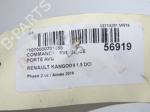 Left front window switch RENAULT KANGOO Express (FW0/1_) 1.5 dCi 90 (FW0G, FW05, FW08, FW11) | BP33681072I27 - Image 4