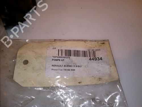 Used Injection pump RENAULT SCÉNIC I MPV (JA0/1_, FA0_) 1.9 dCi (JA05, JA1F) (102 hp) 13030898