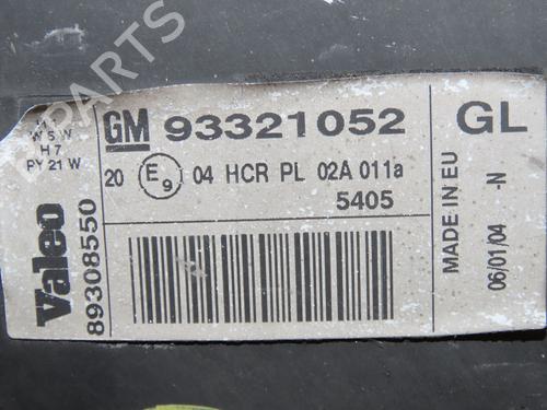 Used Left headlight OPEL MERIVA A MPV (X03) 1.7 CDTI (E75) (100 hp) 31121185