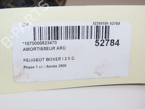 Used Right rear shock absorber PEUGEOT BOXER Bus (230P) 2.5 D (86 hp) 28829871