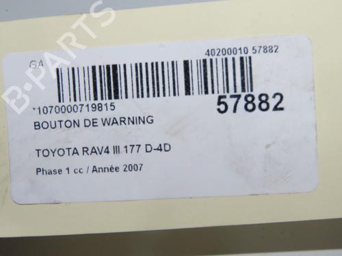 Warning switch TOYOTA RAV 4 III (_A3_) 2.2 D 4WD (ALA30_, ALA30R) | BP36395846I22 - Image 5