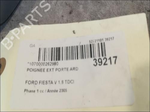 Rear right exterior door handle FORD FIESTA V (JH_, JD_) 1.6 TDCi | BP23176778C130 