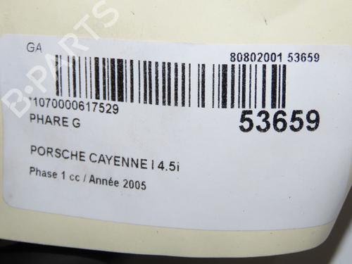 Left headlight PORSCHE CAYENNE (9PA) S 4.5 | BP37455535C28 - Image 5