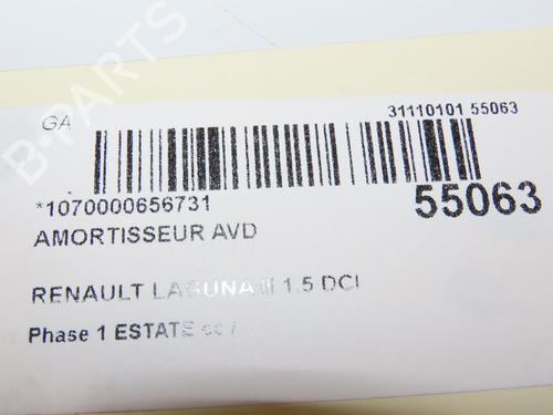 Used Right front shock absorber RENAULT LAGUNA III Grandtour (KT0/1) 1.5 dCi (KT0A, KT0R, KT02) (110 hp) 29216012
