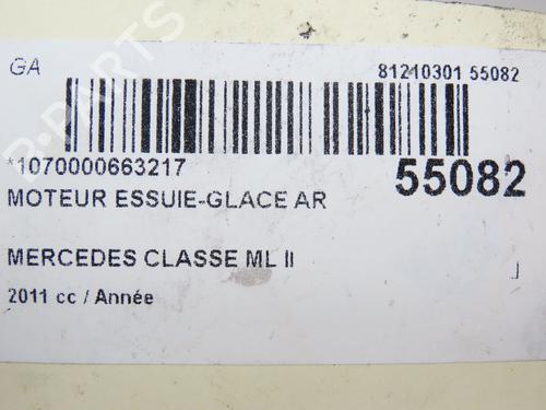 Rear wiper motor MERCEDES-BENZ M-CLASS (W166) ML 250 CDI / BlueTEC 4-matic (166.004, 166.003) | BP29294238M102
