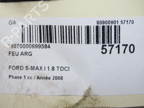 Feu arrière gauche FORD S-MAX (WA6) 1.8 TDCi (125 hp) 31912207