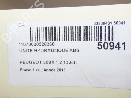 ABS pump PEUGEOT 308 II (LB_, LP_, LW_, LH_, L3_) 1.2 THP 130 | BP28967606M43 