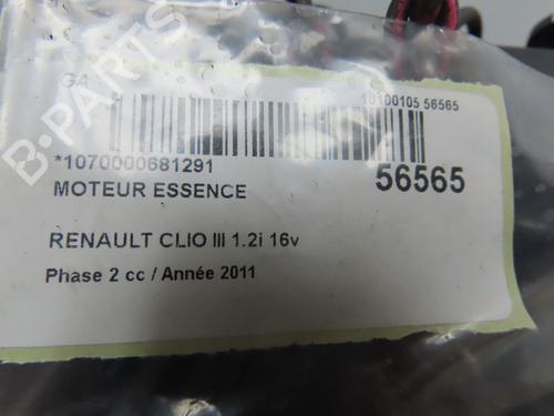Used Engine RENAULT CLIO III (BR0/1, CR0/1) 1.2 16V (BR02, BR0J, BR11, CR02, CR0J, CR11) (75 hp) 32076076