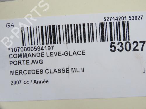 Left front window switch MERCEDES-BENZ M-CLASS (W164) ML 320 CDI 4-matic (164.122) | BP36657716I27  - Image 5