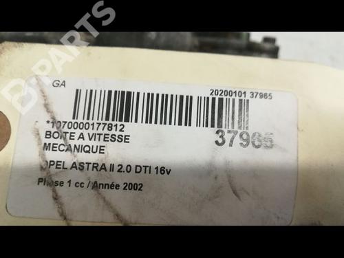 Gearbox OPEL ASTRA G Hatchback (T98) 2.0 DTI 16V (F08, F48) | BP9602443M3 
