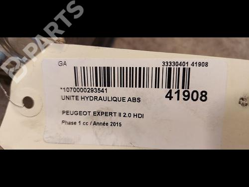 ABS pump PEUGEOT EXPERT Van (VF3A_, VF3U_, VF3X_) 2.0 HDi 130 | BP9615843M43 