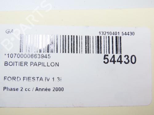 Spjældhus FORD FIESTA IV (JA_, JB_) 1.3 i (60 hp) 29170435
