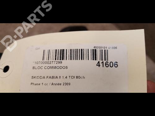 Steering column stalk SKODA FABIA II (542) 1.4 TDI | BP9613695I23 