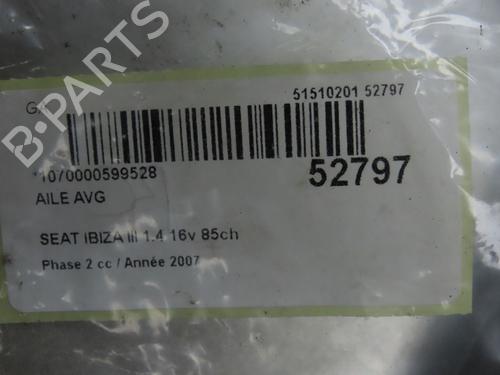 left-front-fenders-seat-ibiza-iii-6l1-2002-2003-2004-2005-2006-2007-2008-2009-31120629 main image