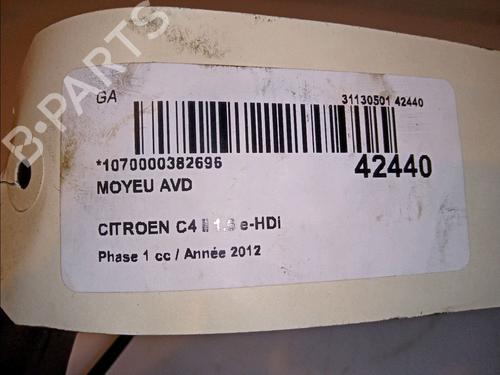 Left front steering knuckle CITROËN C4 II (NC_) 1.6 HDi 110 | BP14875619M25 