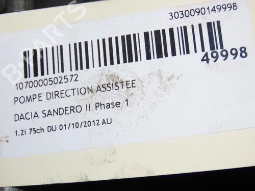 Used Steering pump DACIA SANDERO II 1.2 (75 hp) 17037383