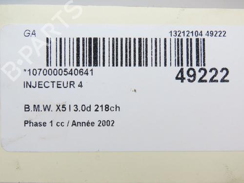 Used Injector Injector BMW X5 (E53) 3.0 d (184 hp) 23171705 23171705