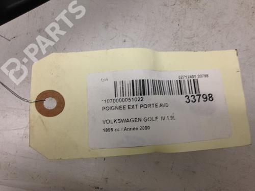 Front right exterior door handle VW GOLF IV (1J1) 1.9 TDI | BP9594032C129 