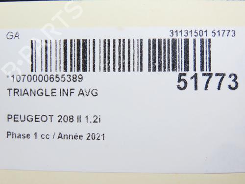 Querlenker links vorne PEUGEOT 208 II (UB_, UP_, UW_, UJ_) 1.2 PureTech 100 | BP28967542M12 