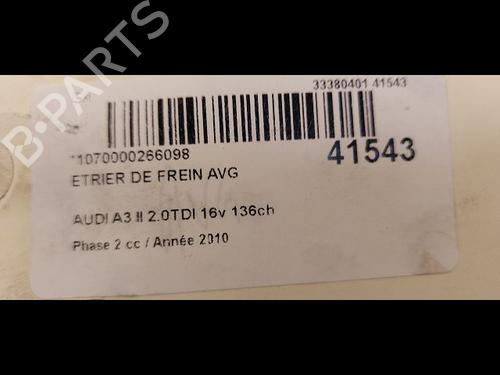 Left front brake caliper AUDI A3 Sportback (8PA) 2.0 TDI | BP14878345M105