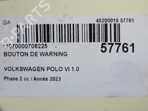 Advarselskontakt VW POLO VI (AW1, BZ1, AE1) 1.0 TSI (95 hp) 33188176