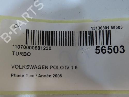 Turbo/Compresor Turbo/Compresor VW POLO IV (9N_, 9A_) 1.9 TDI (101 hp) 33860579 33860579