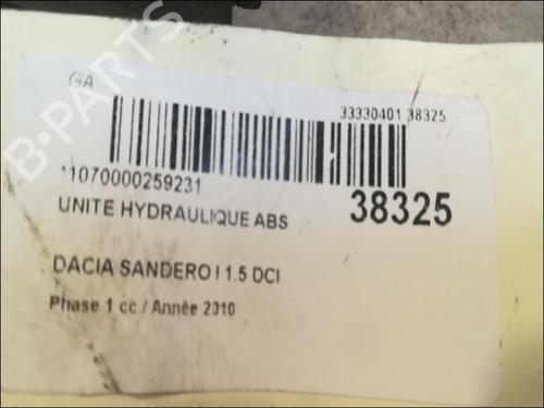 ABS pump DACIA SANDERO 1.5 dCi | BP9610854M43 - Image 3