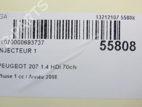 Used Injector PEUGEOT 207 (WA_, WC_) 1.4 HDi (68 hp) 31120034