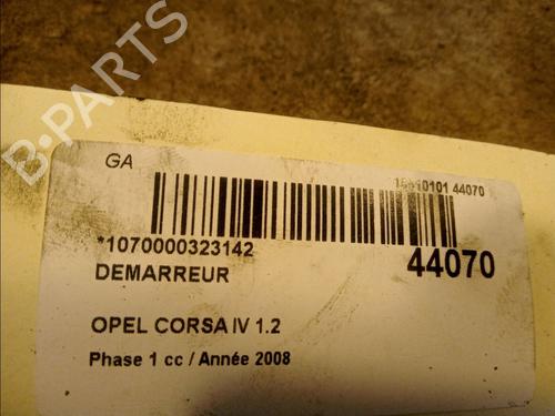 Used Starter OPEL CORSA D (S07) 1.2 (L08, L68) (80 hp) 9821638