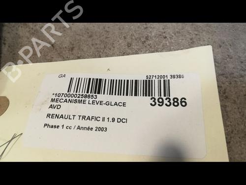 Used Front right window mechanism RENAULT TRAFIC II Van (FL) 1.9 dCi 80 (FL0B) (82 hp) 23175555