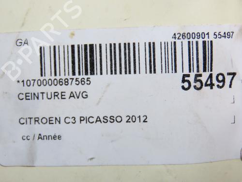 Used Front left belt tensioner CITROËN C3 Picasso (SH_) 1.6 VTi 120 (120 hp) 30978852