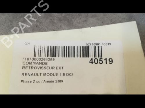 Used Mirror switch RENAULT MODUS / GRAND MODUS (F/JP0_) 1.5 dCi (FP0F, JP0F) (86 hp) 9611910