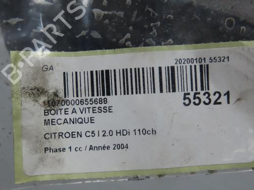 Gearkasse CITROËN C5 I (DC_) 2.0 HDi (DCRHZB, DCRHZE) | BP30630837M3