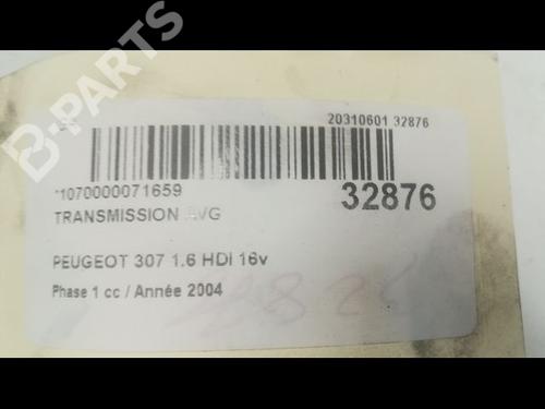 Left front driveshaft PEUGEOT 307 (3A/C) 1.6 HDi 110 | BP9595780M38 