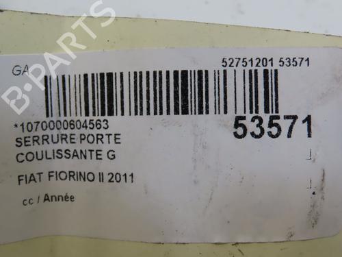 Rear left lock FIAT FIORINO MPV (225_) 1.3 JTD Multijet | BP29441807C100 