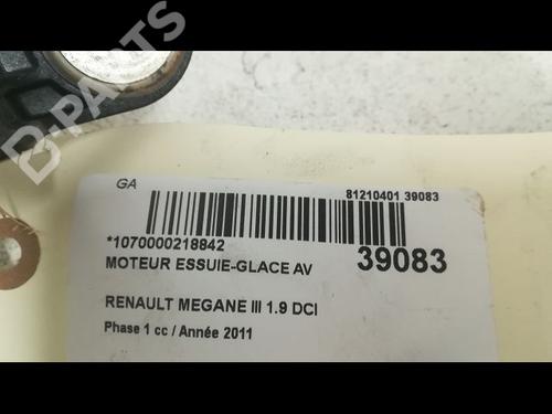 Front wiper motor RENAULT MEGANE III Hatchback (BZ0/1_, B3_) 1.9 dCi (BZ0N, BZ0J) | BP9606428M29 