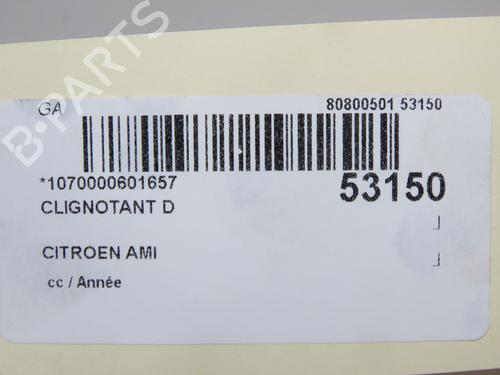 Right front indicator CITROËN AMI (9A_) Electric (9AZ2CA) | BP36495612C33 - Image 5