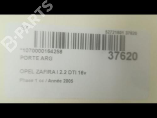 Left rear door OPEL ZAFIRA A MPV (T98) 2.2 DTI 16V (F75) | BP9601523C4 