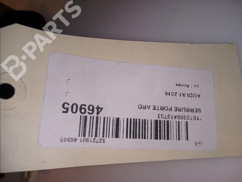 Rear right lock AUDI A1 Sportback (8XA, 8XF) 1.4 TDI | BP12095035C99 