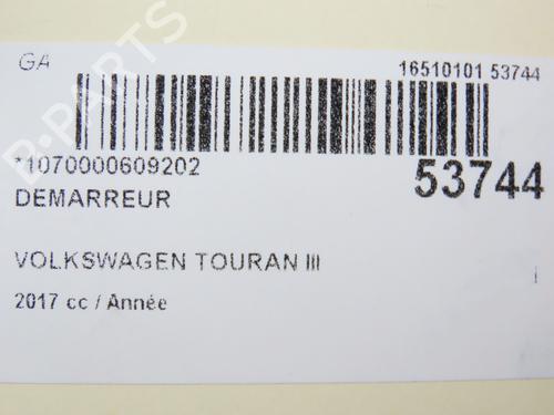 Used Starter VW TOURAN (5T1) 2.0 TDI (150 hp) 31120052