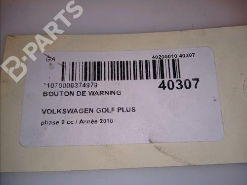 Warning switch VW GOLF PLUS V (5M1, 521) 1.6 TDI | BP11100737I22 