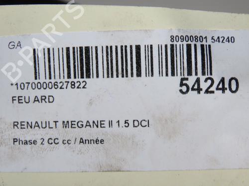 Feu arrière droit Feu arrière droit 37455537 37455537