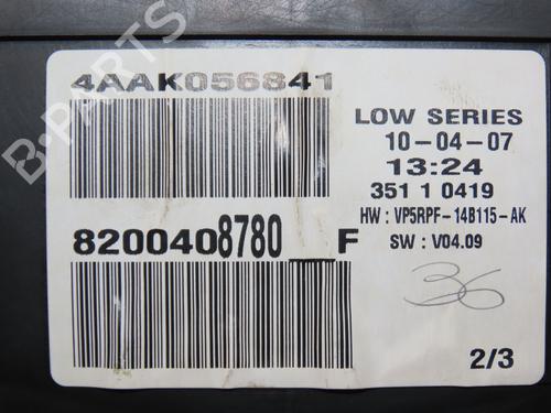 Instrument cluster RENAULT MEGANE II (BM0/1_, CM0/1_) 1.6 16V | BP29469750C47 