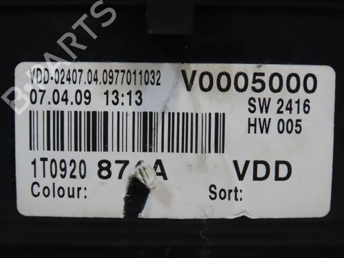 Instrument cluster VW TOURAN (1T1, 1T2) 2.0 TDI 16V | BP19170714C47 