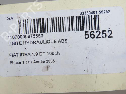 ABS pump FIAT IDEA (350_) 1.9 JTD | BP36246603M43 - Image 9