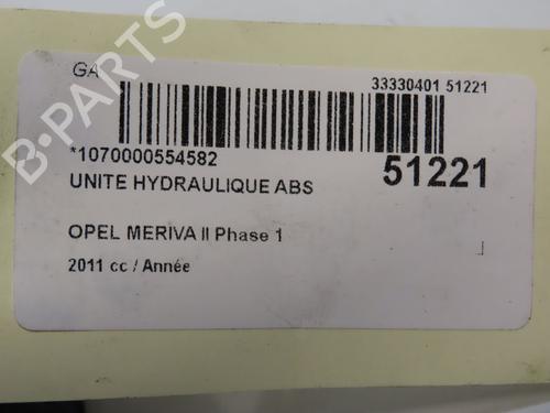 ABS pump OPEL MERIVA B MPV (S10) 1.4 (75) | BP26383577M43 