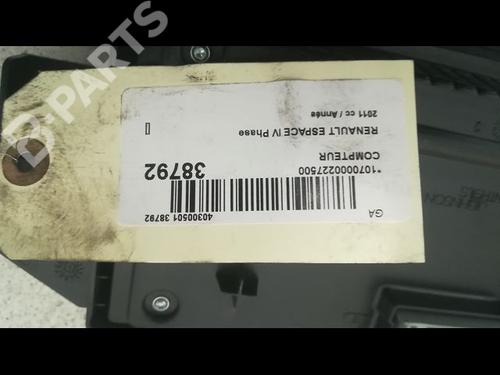 Instrument cluster RENAULT ESPACE IV (JK0/1_) 2.0 dCi (JK02, JK03) | BP9607398C47 